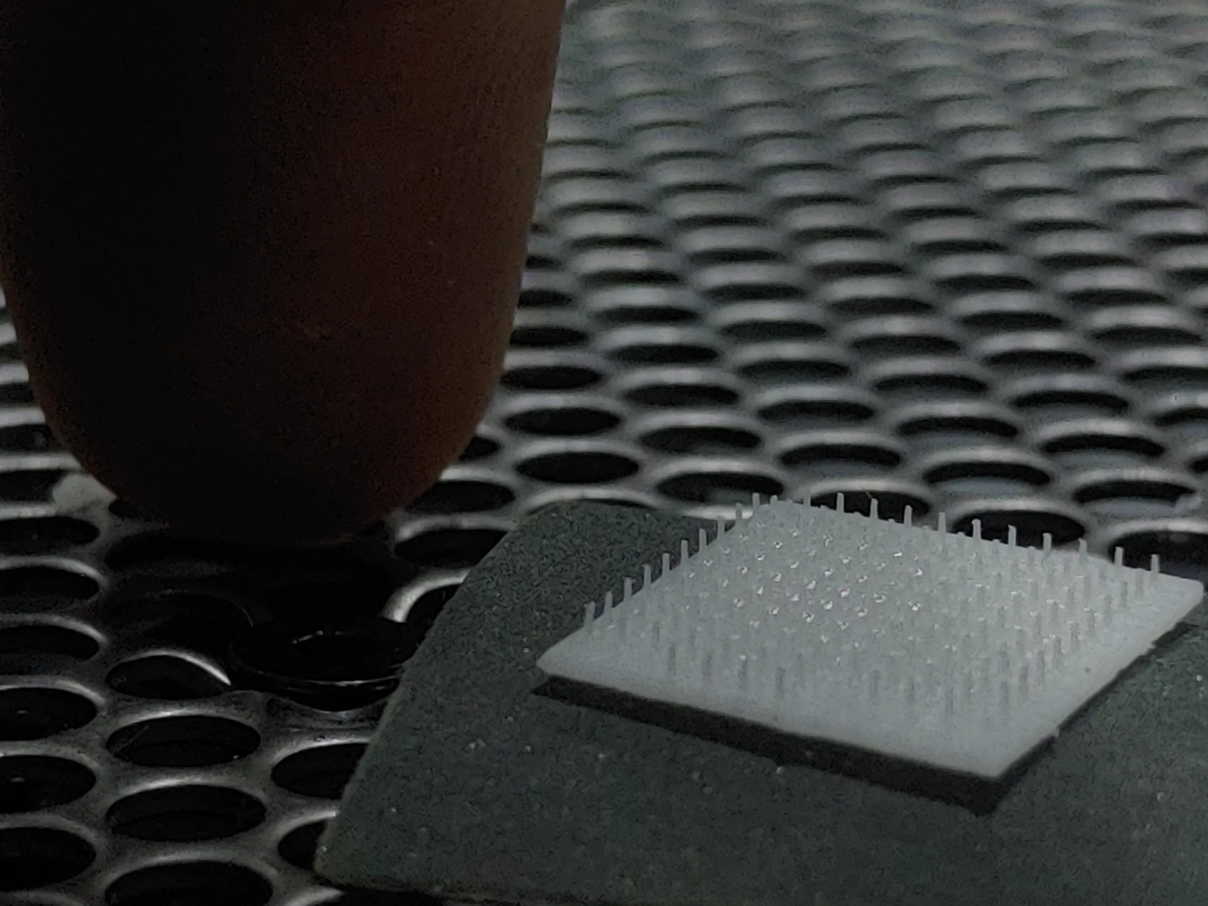 3D printed hollow microneedles.